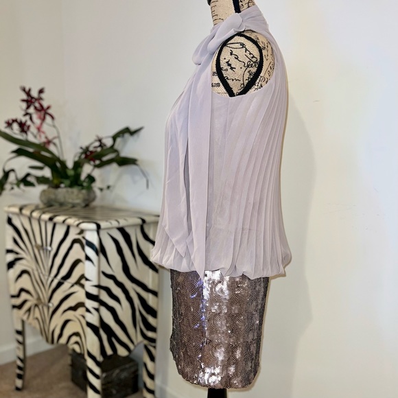 NWT-Cache Sleeveless Accordion Dress-S - Picture 8 of 13